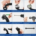 thumbnail image 6 of Txkrhwa 2PCS 12 inch Safety Handle Bar, Outdoor Deck Rail Banister, Stainless Steel Bath Shower Hand Rail, Wall Mounted Bathroom Hand Safety Grab Bar, for Stairs Bars Wall Elderly Grab Frame Pipe, 6 of 11