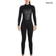 thumbnail image 4 of Yuarrent Traje de buceo Alta eficiencia A prueba de frío Cierre de cremallera Trajes de baño cómodos Traje de neopreno fácil de usar Cuello Deportes acuáticos Mujer Negro XXL Yuarrent OD020689-12, 4 of 6