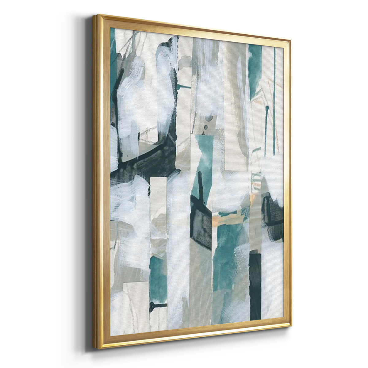 Sea Cavern Strata III Premium Framed Print, in Gold, Black, or Silver - Ready to Hang
