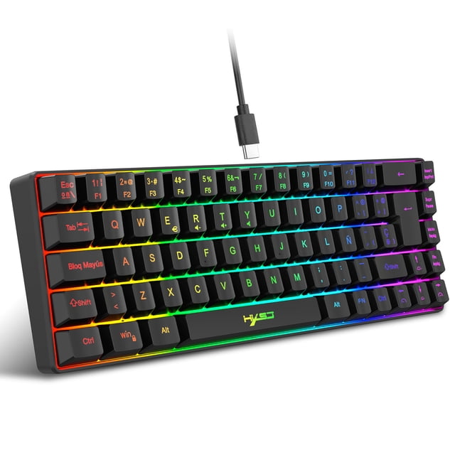 Keyboard,Feel Spanish Version Conflict-free Membrane But V200 Wired K68 19-key Conflict-free Membrane But Feel Spanish Membrane But Feel Wired K68 19-key