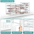 thumbnail image 4 of Sorbus Storage Organizers With 16 Drawers, Multipurpose Acrylic Drawers for Makeup, Office Organization and Storage, Art Supplies, Jewelry, Stationary - 4 Pcs Clear Stackable Storage Bins, 4 of 4