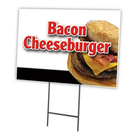 ALL BEEF HOT DOGS 12"x16" Yard Sign & Stake outdoor plastic coroplast window