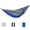 Blue, variant on 106.3"×55.1" Double Camping Hammock, Sky Blue Outdoor Portable Swing with Hanging Straps & Carabiners, for Backyard, Camping, Hiking & Travel,E