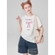 thumbnail image 1 of Summer Girls Casual Cute Bow Printed Short Sleeve T-Shirt, 1 of 6