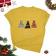 thumbnail image 5 of Blusas para las Mujeres Casual, Navidad Impresión Cuello Redondo Blusa de Moda, Fiesta de Fiesta Camiseta Top, 5 of 7