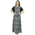 thumbnail image 3 of Bimba Women Black Classic Chic Style Maxi Dress Long Gown Elastic Waist, 3 of 5
