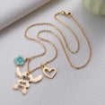 thumbnail image 4 of Collar MIXJOY para mi sobrina Ohana significa Family Stitch Gold, 4 of 6