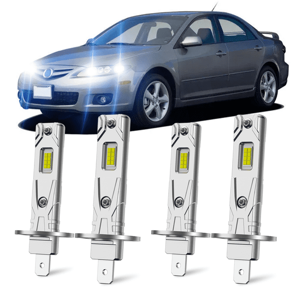 For Mazda 6 2003-2008 6000K Combo LED Headlight Bulbs High Low Beam Kit Bright