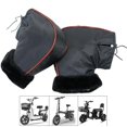 thumbnail image 4 of Manguitos de manillar de motocicleta de invierno, protector de manos cálido, suave, mantiene las manos calientes, protección contra la intemperie, 30cmx27cm Sunnimix Manoplas de manillar, 4 of 8