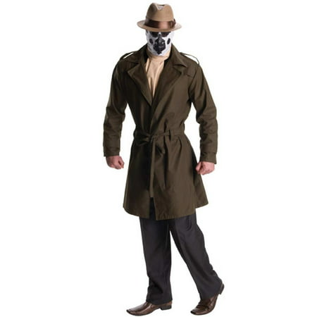 Rorschach, Watchmen - Men's Costume - Brown / White / Black / X-Large