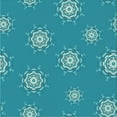 thumbnail image 1 of Ahgly Company Indoor Square Patterned Dark Cyan Green Area Rugs, 4' Square, 1 of 6