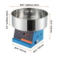 thumbnail image 2 of KFFKFF 1000W Commercial Cotton Candy Machine Suitable for Party Blue, 2 of 7