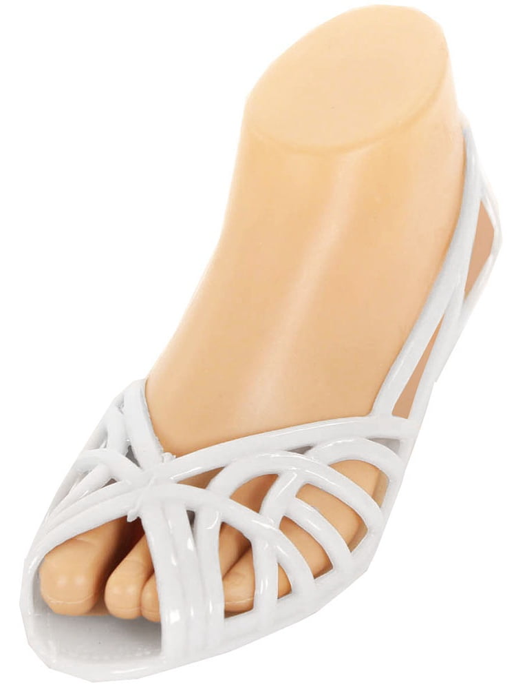 chunky jelly flat sandals