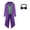 Dark Purple, variant on Kids Retro Tailcoat Costume Boys Girls Long Dress Coat with Bow Tie Party Outfit