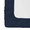 thumbnail image 5 of Sábana bajera ajustable Sweet Home Collection Queen de microfibra azul marino, 5 of 5
