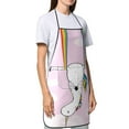 thumbnail image 4 of Pofeuu Aerial Yoga for Unicorn Print Aprons with Pockets, Cute Aprons for Kitchen, Cooking, Server, Barber, Chef Apron, 4 of 7
