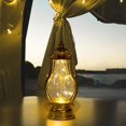 thumbnail image 4 of Linterna parpadeante LED Lámpara de aceite Lámpara de decorativa con pilas Linterna de luz portátil para boda Balcón Patio Decoración de vacaciones Oro Baoblaze Linterna de lámpara de aceite, 4 of 8