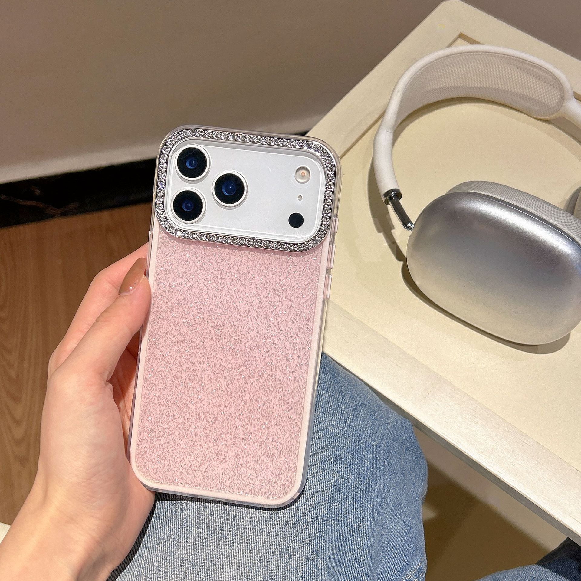 Protective And Pretty Fleck Pink Case Made For iPhone 11 Pro Max