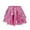 Hot Pink, variant on TOOYOU Girls Skirts Metallic Skirt 3 Layer Ruffle Skirt Sparkly Shiny Skirt For Party Sweet Girl Basic Short Skirt Size 8-9 Years Black