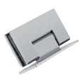 thumbnail image 3 of Soporte Sin Marco Puerta De Ducha De Pared A Vidrio Bisagra De Montaje En Pared Abrazadera De Bisagra De Ducha De 90 Grados Con Media Placa Para Puertas De Vidrio Templado 8-10, 3 of 7