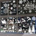 thumbnail image 4 of 9 Feuilles d'Autocollants de Fenêtre de Noël, Flocons de Neige Décoration de Noël Autocollants de Fenêtre de Noël Réutilisables Électrostatiques PVC Autocollant de Fenêtre de Noël, 4 of 5