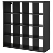 Ikea Kallax Multi Purpose Shelving Unit , Bookcase , Display Case , Black Brown , Modern