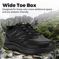 thumbnail image 5 of FitVille, zapatos de senderismo anchos para hombre, repelentes al agua, ligeros, zapatos de escalada al aire libre, zapatillas de senderismo para soporte de arco, 5 of 5