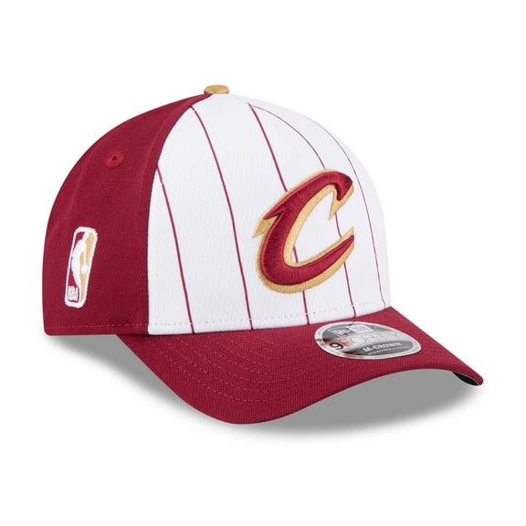Men's New Era  White/Wine Cleveland Cavaliers 2025 NBA Tip Off M-Crown A-Frame 9FORTY Adjustable Hat
