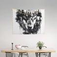 thumbnail image 2 of Kdxio Majestic Wolf Landscape Wall Hanging Tapestries Banner For Bedroom College Dorm Home Living Room Party Decor 29X37 In, 2 of 8