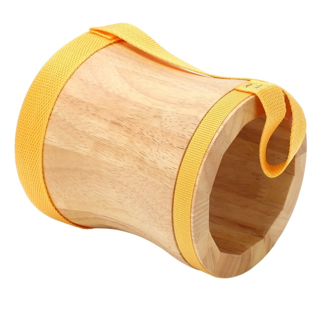Sheepskin Drum Top Bongo Drum Hand Drum Kit Wood Professional Percussion Instrument Drum with Stick Convenient to Carry for Performances Parties Music Festivals