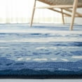 thumbnail image 4 of SAFAVIEH Metro Jessy Camo Runner Rug, Blue/Ivory, 2'3" x 9', 4 of 8