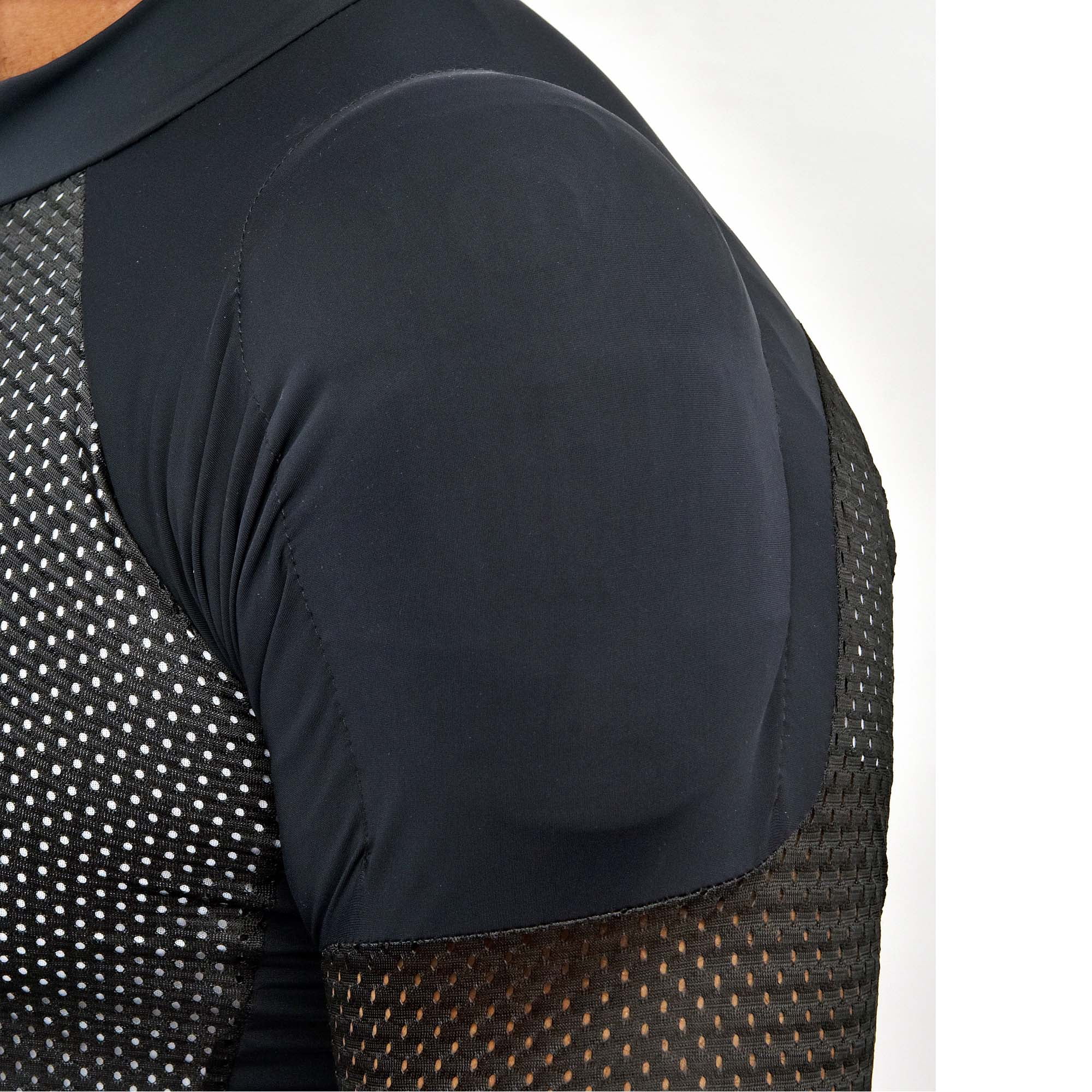 Protective Riding Shirt Armored CE Level 1 Mesh All season Black Protective Riding Shirt Armored CE Level 1 Mesh All season Black