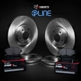 thumbnail image 2 of R1 Concepts Front Rear Brakes and Rotors Kit |Front Rear Brake Pads| Brake Rotors and Pads| Optimum OEp Brake Pads and Rotors WFUN2-76361, 2 of 5