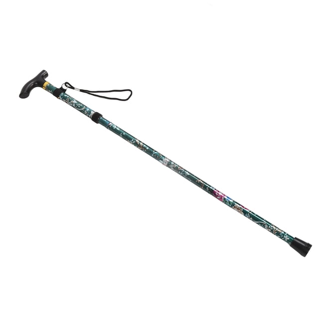 Adjustable Height, Ergonomic Grip, Compact and Portable Folding Cane with Non Slip Rubber Tips, Lightweight Aluminum Alloy Material for Mobility & Daily Living Aids