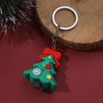 thumbnail image 1 of LLavero de Papá Noel de dibujos animados de Navidad, llavero de muñeca de goma suave, bolsa colgante pequeña, llavero de regalo para llaves de coche, 1 of 4