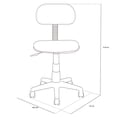 thumbnail image 3 of Silla Secretarial Oficina asiento acolchonado ajuste Palanca Negro, 3 of 5