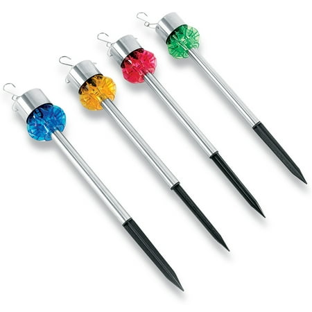 2 In 1 Solar Ball Lantern Hanging Lights Or Ground Stakes Set Of 4 2 In 1 Solar Ball Lantern Hanging Lights Or Ground Stakes Set Of 4