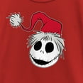thumbnail image 2 of Girl's The Nightmare Before Christmas Jack Santa Hat Graphic Tee Red Small, 2 of 5