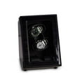 thumbnail image 6 of Ash wood high lacquer two watch winder and two watch storage case with glass top, 6 of 6
