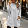 thumbnail image 2 of Enjoytime Crew Neck Sweatshirts Women Long Sleeve Casual Pullover Long Sweatshirt Trendy Fall Winter Plus Size Clothes, 2 of 8