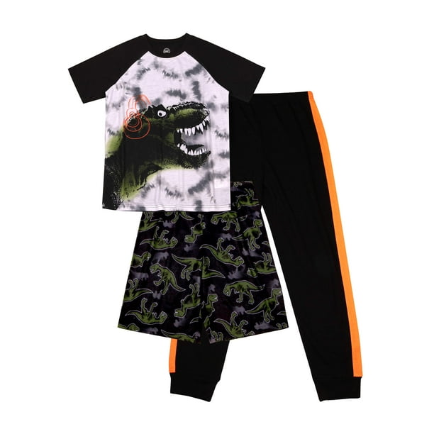 Wonder Nation Wonder Nation Boys Pajamas, 3Piece Set, Sizes 418
