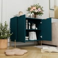 thumbnail image 3 of Clihome  2-Door Storage Media Accent Buffet Sideboard Darkcyan, 3 of 5