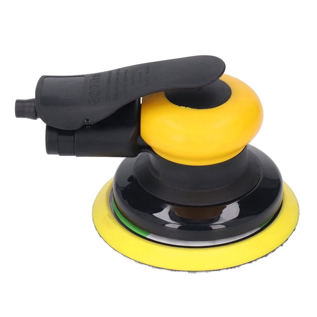 Air Powered Sander, 5 Inch Random Orbital Sander, Pneumatic Palm Sander Tool Kit With Wrench, Professional Random Orbital Sander For Auto Body Work, Suitable For Wood, Composites,