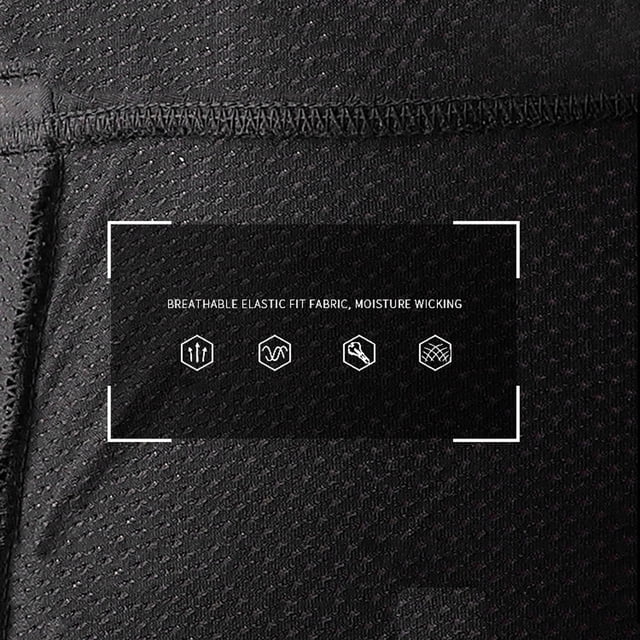 Pantalones Cortos De Ciclismo Unisex Gel Transpirable Bicicleta Deportes Ropa Interior (M) Negro JShteea Accesorios para bicicletas