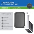 thumbnail image 3 of Cama Elevada Coolaroo Bronce Transpirable Lavable Mediana para Mascotas, 3 of 6