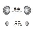 thumbnail image 1 of Transit Auto Front Rear Coated Disc Brake Rotors and Ceramic Pads Kit for Car 2005-2006 Toyota Camry Base LE Vehicles Manufactured In Japan KGC-100677, 1 of 2