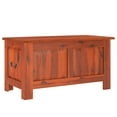 thumbnail image 2 of vidaXL Storage Chest with Lid Toy Box Trunk Entryway Hallway Solid Wood Acacia, 2 of 10