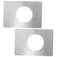thumbnail image 6 of HAMPPLIES 2Pcs Door Reinforcement Plate for Wood Door Repair and Installation 13.00X9.00X0.20CM, 6 of 8