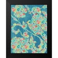 thumbnail image 2 of Zarris, Chariklia 19x24 Black Modern Framed Museum Art Print Titled - Floral Birds II, 2 of 5