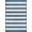 Blue, variant on nuLOOM Alexis Striped Indoor/Outdoor Black 2' x 8' Coastal Runner Rug
